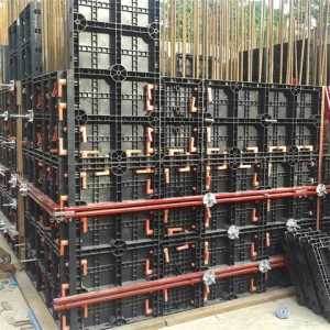 TECON Large Area Wall Building Construction Plastic Concrete Wall Formwork System for Concrete