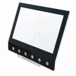 Tempered heat resistant glass for microwave oven stove top cover
