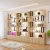 Import The supermarket can customize 4 layers of wooden cosmetics display rack from China