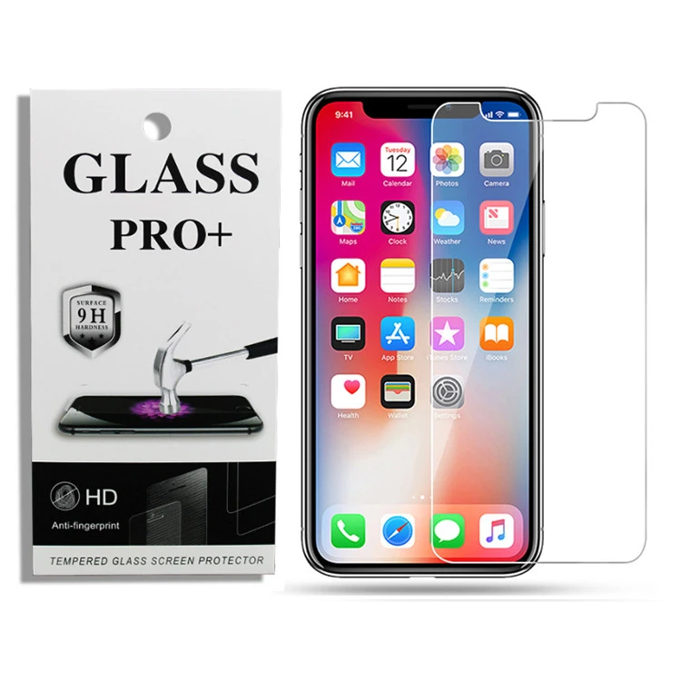Thin Anti-Fingerprint 9H Tempered Glass Mobile Screen Guard Film For Apple Iphone 11 Pro Max Screen Protector Cristal Templado