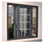 Tinted Tempered Glass Sliding Windows Aluminium Windows Grills Design Modern House Sliding Window