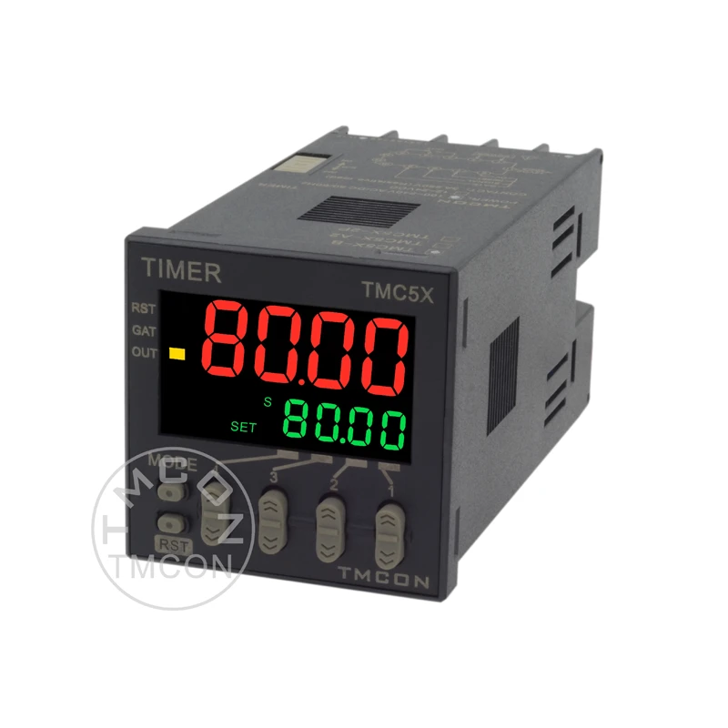 TMC5X TMCON DIN 48*48 LCD display Multifunction Time relay Industrial Digital Timer