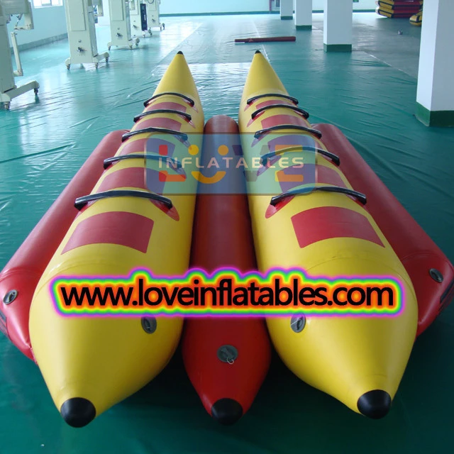 TOP quality CE Certificate inflatable water sports game,inflatable floating boat,inflatable banana boat for sale