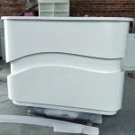 Top Quality High Gloss Salon Reception Desk