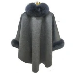 Top Quality New Winter Female Real Fur Ponchos Shawl