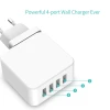 Top Spplier High quality wall charger station 4 usb ports Phone Charger Adapter