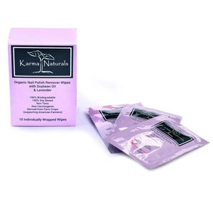 Travel pack Nail Polish Remover Wipes