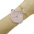 Import Trendy Candy Pink Color Quartz Analog Lady Watch with Rubber Touch Case from China