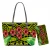 Import Tropical Red Hibiscus Flower Polynesian Samoa Tribal All Over Print Ladies Handbags And Purses Set Wholesale High Quality PU Bag from China