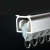 Import truck curtain rails double metal accessories for curtain track from China