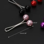 U Shaped Needle Pearl Scarf Clip Muslim Style Neck Clip Headscarf Accessories Hijab Pin Clips