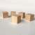 Unfinished 25mm wooden blocks wood cube wooden building blocks for DIY