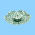Unique Ceramic Lotus Leaf Incense Burners Wholesale