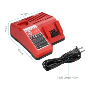 Universal M 12 M 14 M 18 Rechargeable Replacement Cordless Power Tool Battery Charger For Milwaukee Power Tool Battery