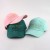 Import Unstructured customized embroidery logo 6 panel suede baseball cap from China