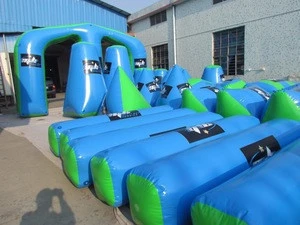 Used Paintball bunker inflatable air bunkers for paintball game