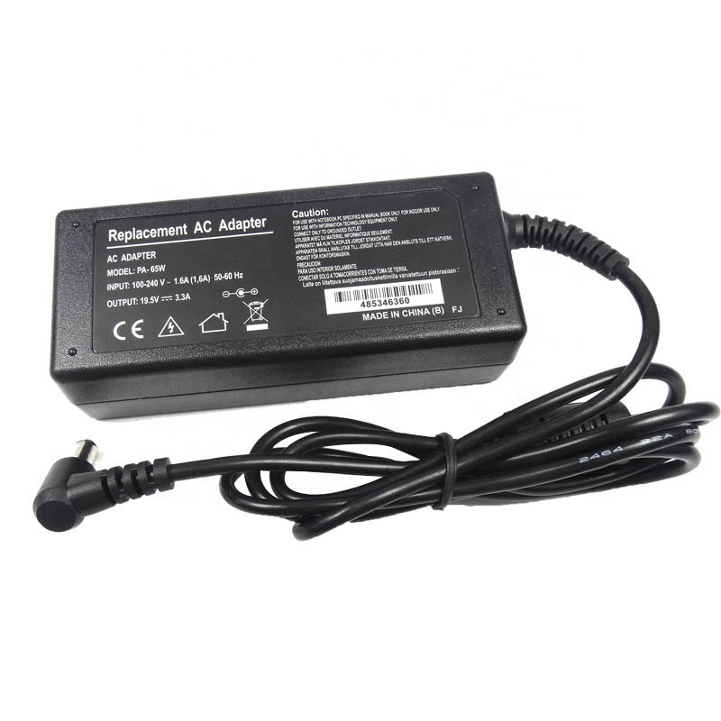US/UK/EU/AU Plug 65W 19.5V 3.3A Genuine Power Adapter For Sony/Dell/ HP/Asus/Lenovo AC DC Adapter Laptop Charger