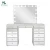 Import Vanity Table LED Mirror Wooden Makeup Table Mirrored  Dresser Dressing Table with LED from China