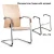 Import Visitor chair frame part/Furniture Accessories/Metal frame for chairs from China