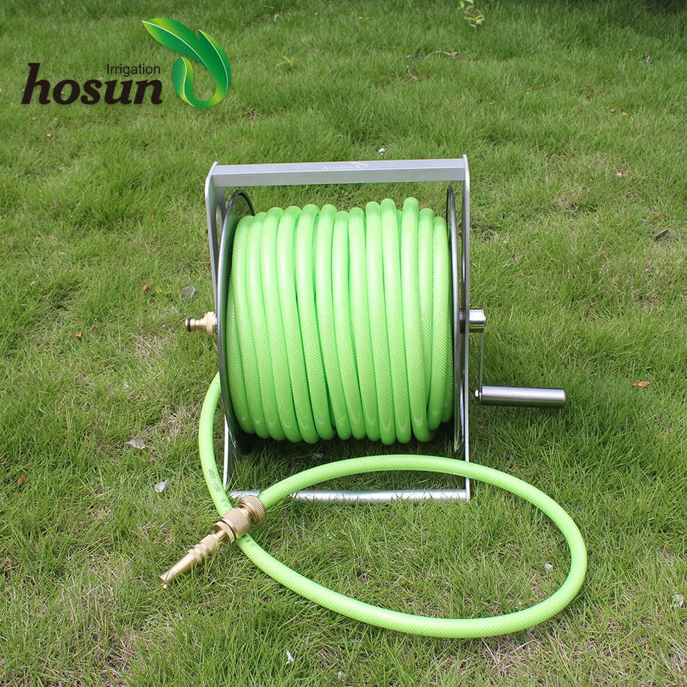 Buy Wall Mounted Garden Stainless Steel Industrial Water Hose Reel from  Zhejiang Hongchen Irrigation Equipment Co., Ltd., China