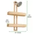 Import wall mounted self-draining strong adhesive bamboo double layer caddy hanging bathroom shower storage organizer rack shelf from China