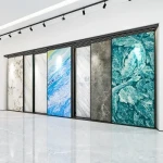 Wall Mounted Tile Display Factory Hot Selling Marble Tile Sample Display Floor Standing Decorative Square Ceramic Tile Display Rack Tile Display Stand