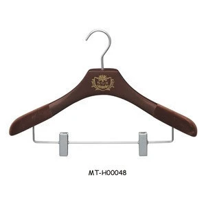 ward wood suit hanger with trousers clips