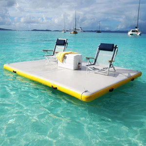 Water Entertainment Floating Mat Island Pad For Boats Lakes And River
