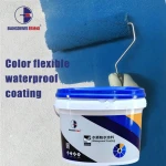 Waterborne Single-Liquid Flexible Colored Waterproof Coating