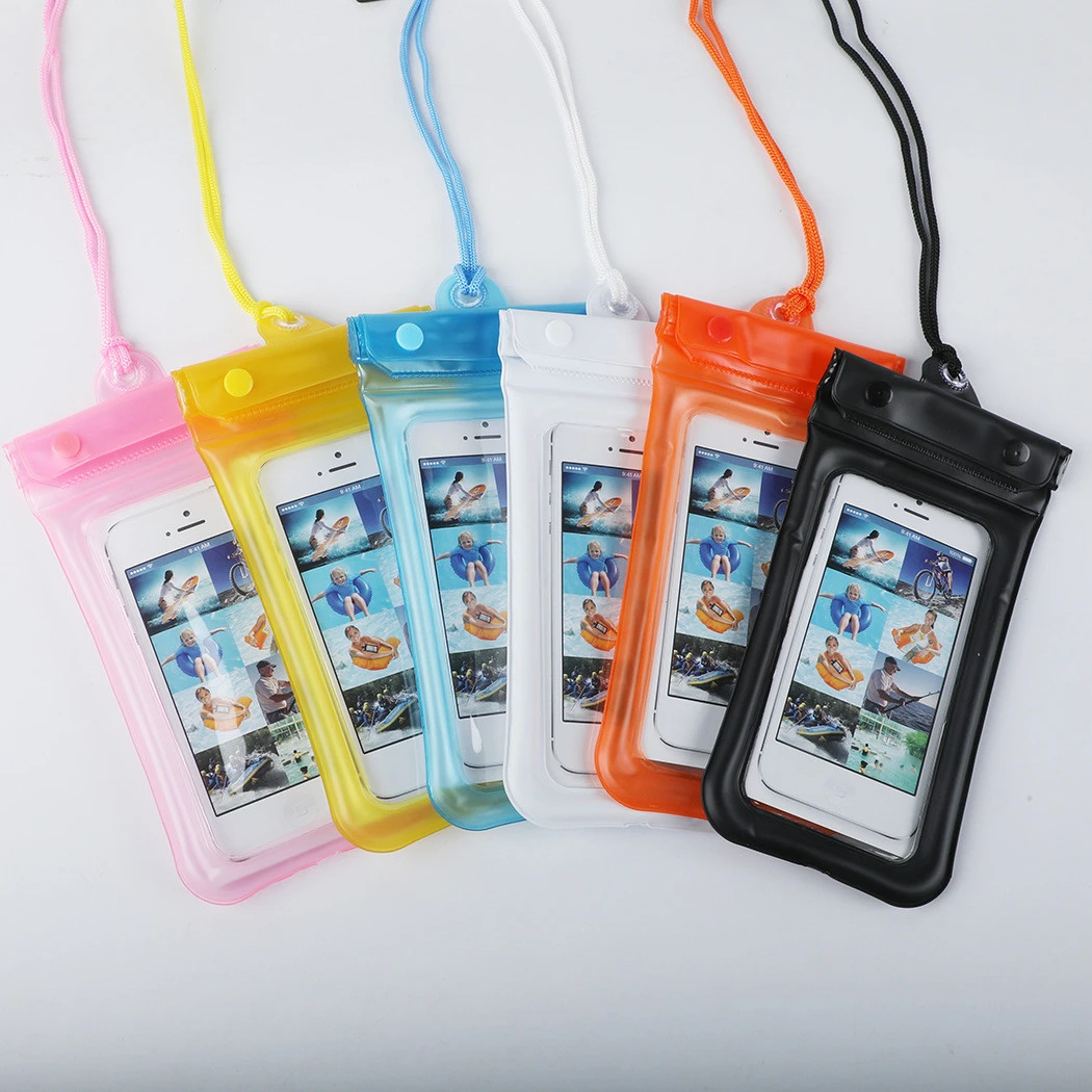 Waterproof Floating Phone Case Cover Underwater Universal Cell Phone Pouch Airbag Dry Swimming Mobile Phone Bag for Beach Diving