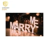 Wedding Birthday Party Decoration Light Up Letter Rgb Led Marquee Letters 3d With High Quality