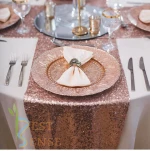Wedding Table Runner in Sequin for Wedding Decor