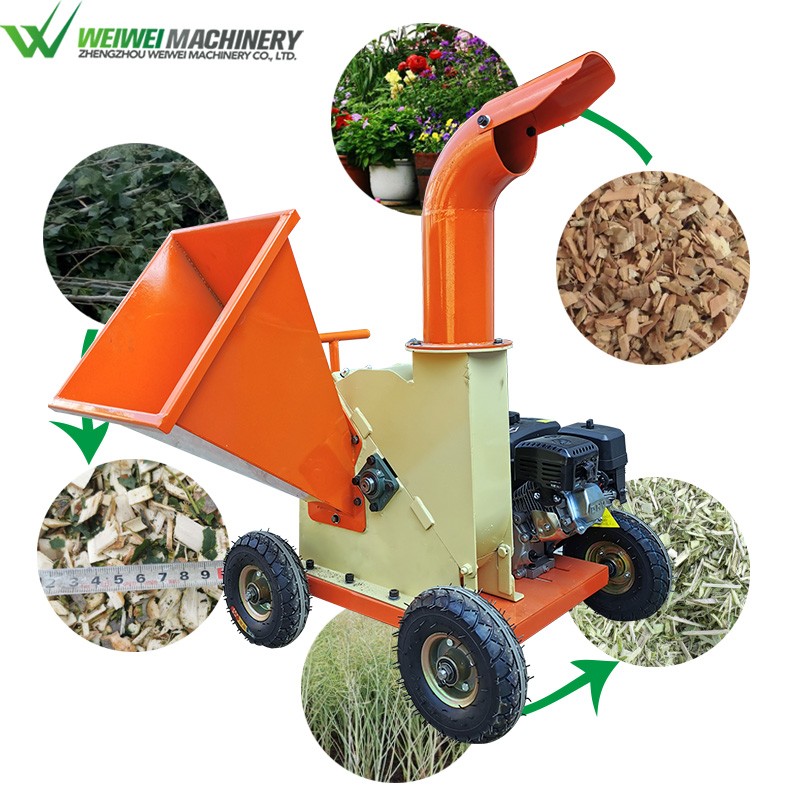 Weiwei factory price drum rotary wood chipper farm machinery