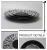 Import Weiye 8/10.75/14 inch round black pasta steak plate porcelain serving platter with white stripe&A0022 from China
