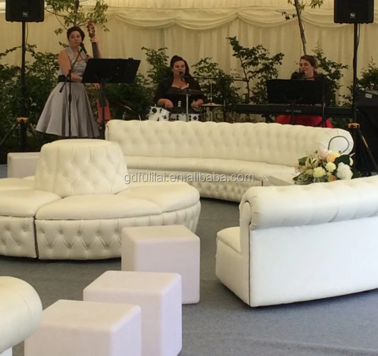 white event furniture banquette
