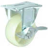 White PP Caster wheels for Material Handing Equipment