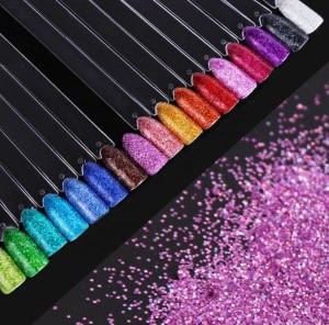 wholesale 12 colors/ box  Acrylic gel Nail Glitter Nail Dipping Powder
