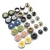 Import Wholesale 4 parts copper snap button high quality metal snap buttons from China
