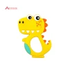 wholesale baby gums silicone teething toy dinosaur BPA free infant baby teethers silicone toys