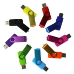 Wholesale Cheap Swivel Usb Flash Drive 1GB 2GB 4GB 8GB Pendrive 32GB 16GB 64GB 128GB Disk Memory Stick Usb Pen Drive