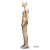 Import Wholesale Cheapest Price Manual Coloured Drawing Wood Grain Finished Mannequin from Pakistan