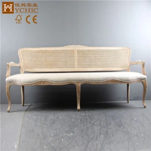 Wholesale china factory vintage two seater chinese dining chair