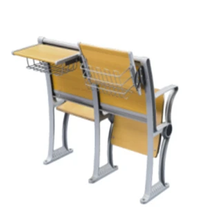 Wholesale college classroom furniture folding metal school chair and desk