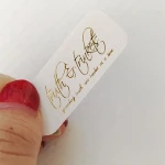 Wholesale custom folded hanging tags for hanger