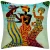 Wholesale Custom Square Sofa Digital Printed African Women Pillow Case Cover Cushion Cover