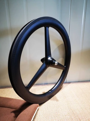 Wholesale customized good quality 3 spoke carbon bicycle wheel