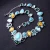 Import Wholesale Elegant Glass Crystal Bright Color Statement Necklace Fashion Accessories Costume Jewelry from China