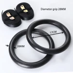 Wholesale High Quality Fitness Strength Training Muscle Nylon Ribbon Gymnastic Rings
