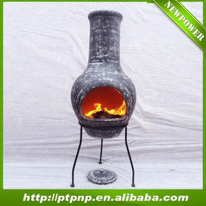 Wholesale hot sale outdoor clay fire chiminea for home and garden