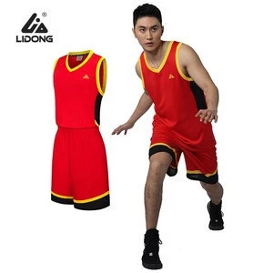 Wholesale Custom Sublimated Men Blank Basketball Shirt Set Youth